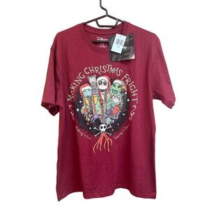 Disney The Nightmare Before Christmas Graphic T Shirt Unisex Large NWT